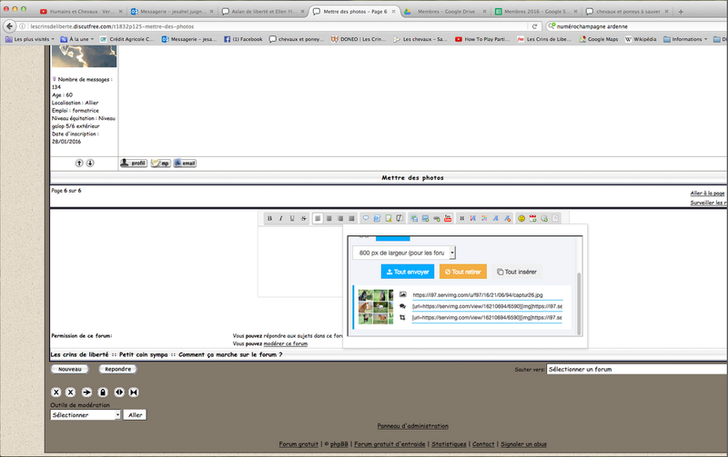 Intégrer des photos sur le forum Captur12