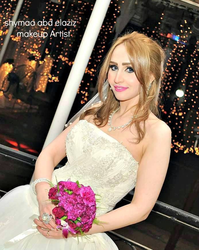 مكياج و لفات طرح للعروسة مع خبيرة التجميل المتميزة شيماء عبدالعزيز 2016 12806110
