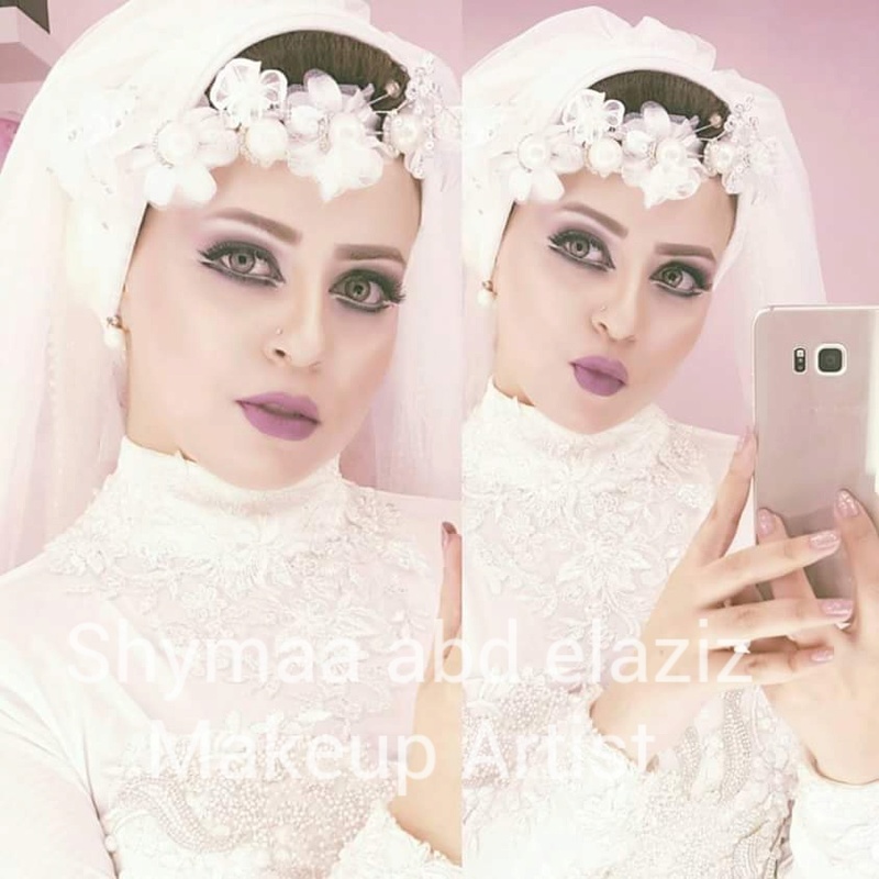 مكياج و لفات طرح للعروسة مع خبيرة التجميل المتميزة شيماء عبدالعزيز 2016 13872610