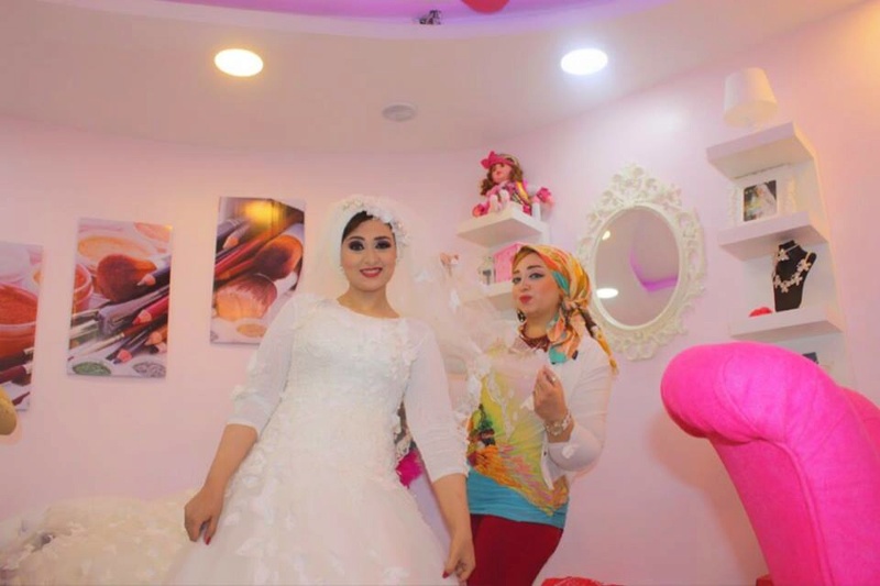 مكياج و لفات طرح للعروسة مع خبيرة التجميل المتميزة شيماء عبدالعزيز 2016 14067511