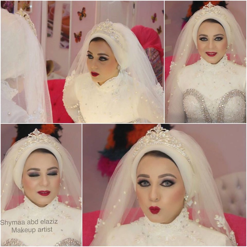 مكياج و لفات طرح للعروسة مع خبيرة التجميل المتميزة شيماء عبدالعزيز 2016 14264010