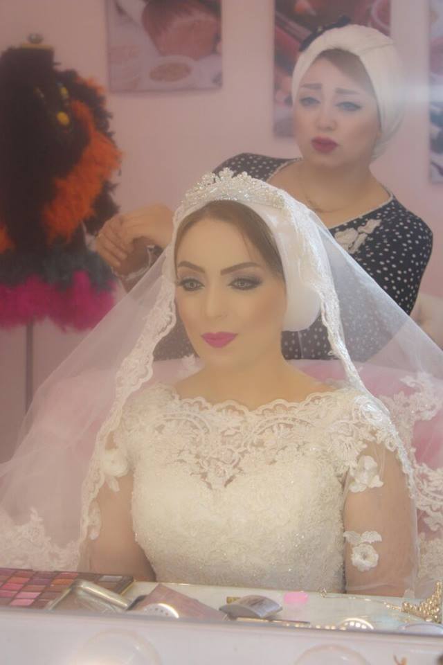 مكياج و لفات طرح للعروسة مع خبيرة التجميل المتميزة شيماء عبدالعزيز 2016 14264110