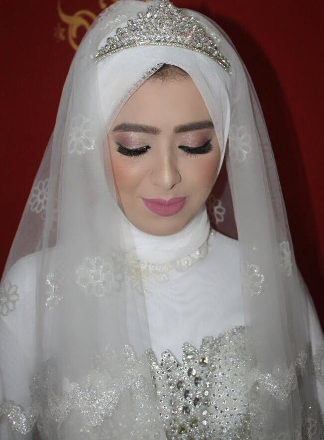 مكياج و لفات طرح للعروسة مع خبيرة التجميل المتميزة شيماء عبدالعزيز 2016 14322410