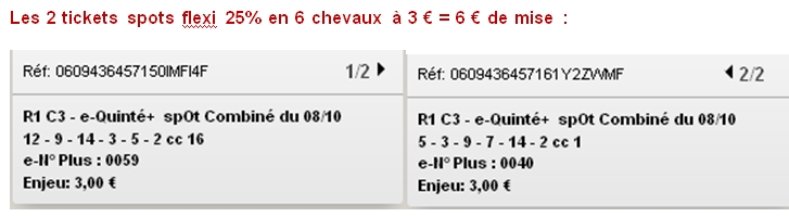 08/10/2016 --- CHANTILLY --- R1C3 --- Mise 6 € => Gains 0 € Scree120