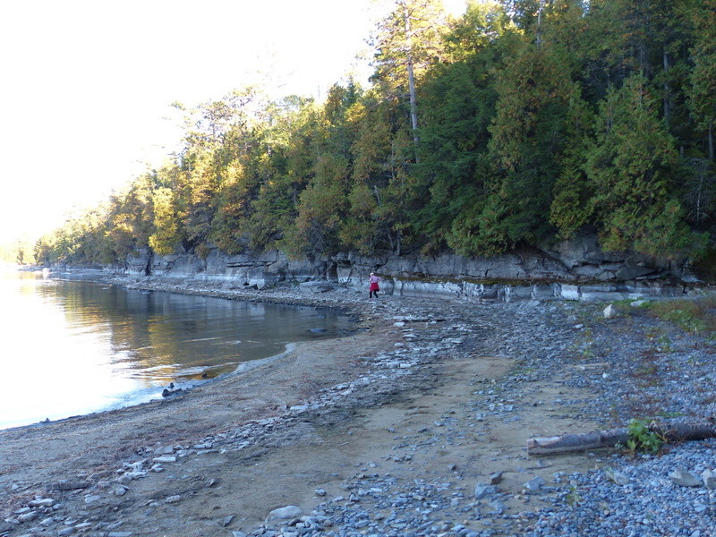Le niveau d'eau du lac Champlain P1060610