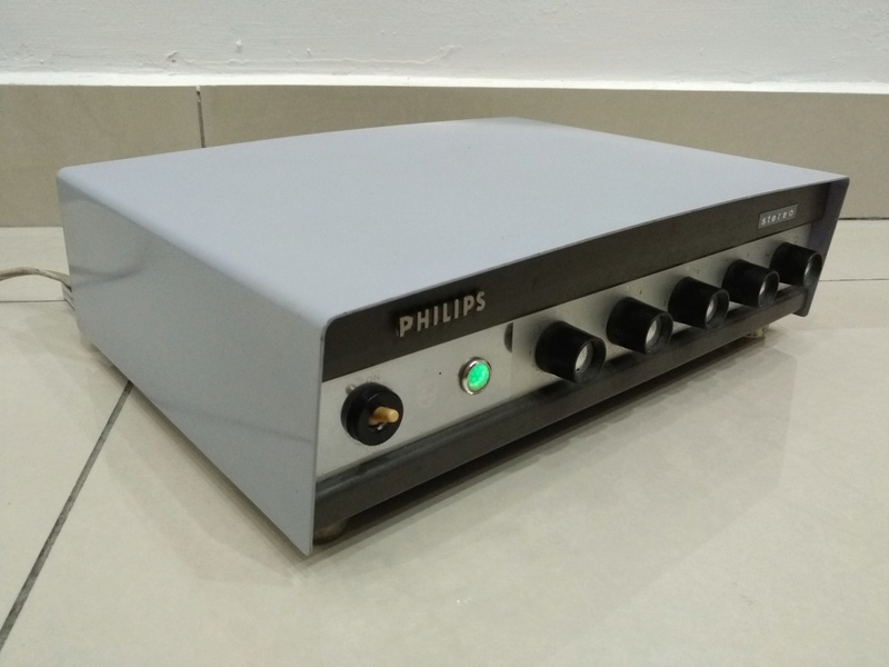 2 Watts Philips Holland Made AG9016 Tube Integrated Amplifier with Phono Img_2022