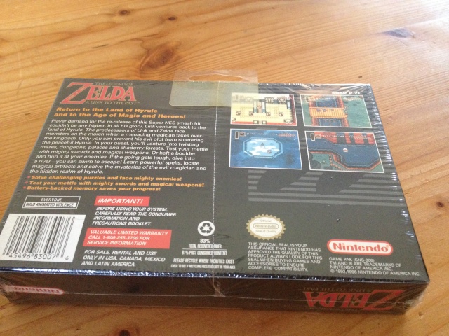 VENDU Super Nes Zelda a link to the past Neuf/Blister Img_0912