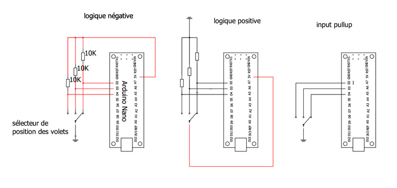 Arduino positionneur de volets Switch10