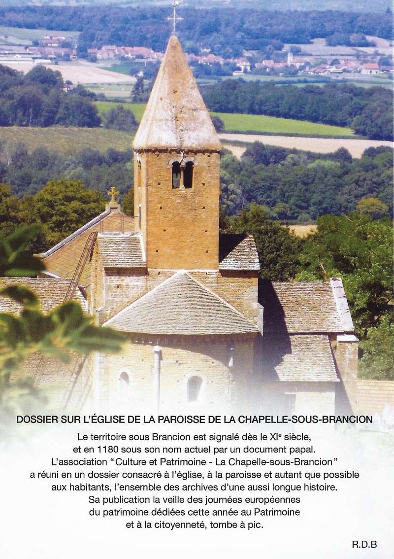 la Chapelle sous brancion les Journées Européennes du Patrimoine - 17-18 septembre 2016 - 33ème édition - thème : "patrimoine et citoyenneté" Csb_yg10