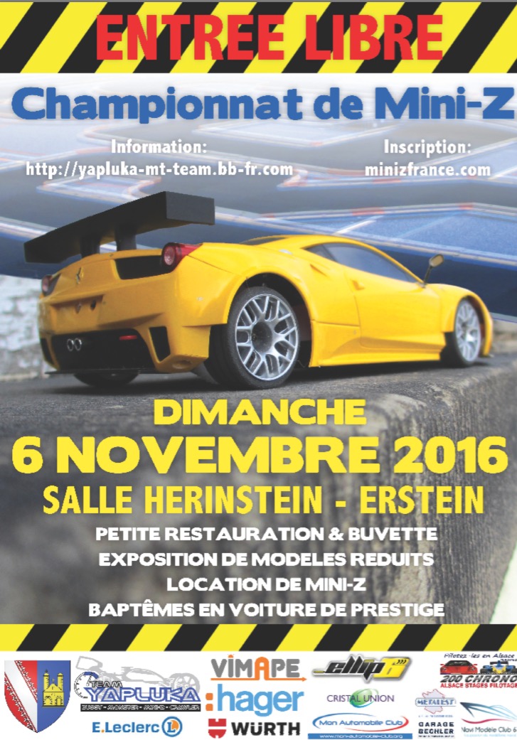 Championnat Mini-Z Alsace Lorraine 2016 06/11/2016 Erstei10