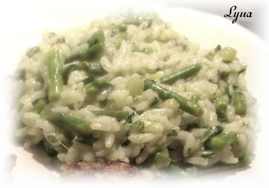 Risotto au citron et asperges Risott10