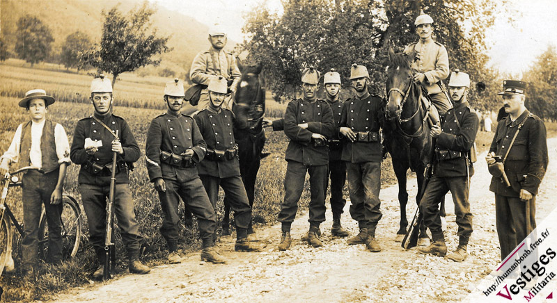 Les soldats suisses et l'Armée allemande. Suisse11