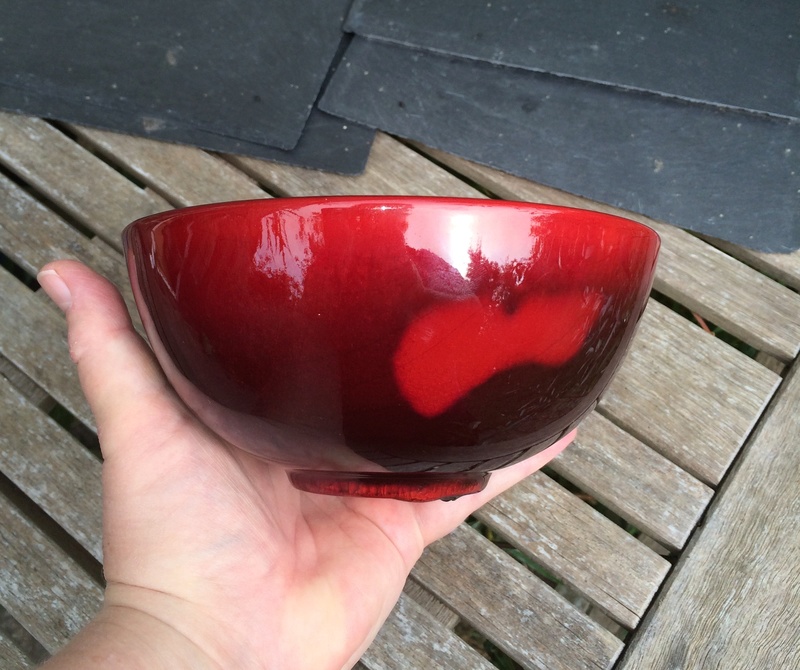 Flambé bowl, unmarked - possibly Bernard Moore Image244
