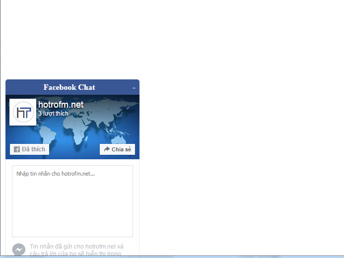 open - close chat fanpage in website Screen11