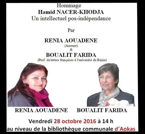 Hommage à Hamid NACER-KHODJA-Un intellectuel pos-indépendance Rania10