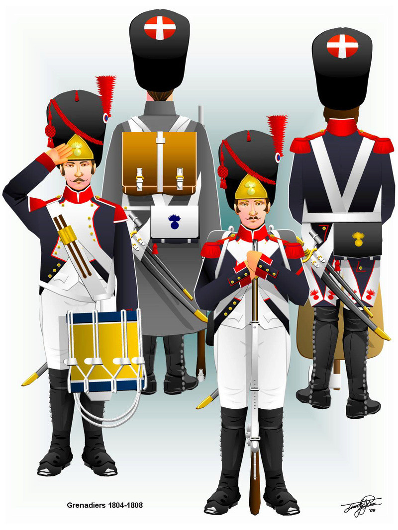 voltigeurs de ligne 1808-1812 Grenad12