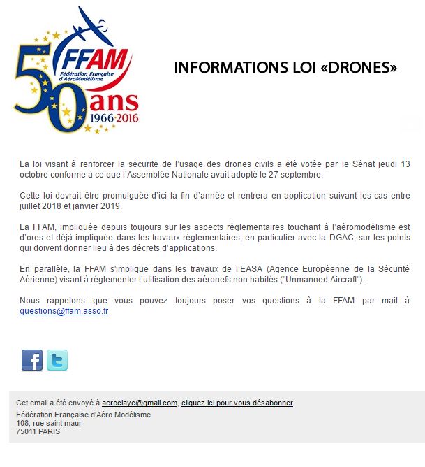 un communiqué de la ffam Ffam10