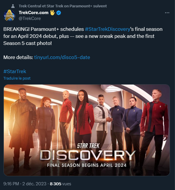 Discovery - [Série] Star Trek Discovery - Saison 5 FINALE Captur75