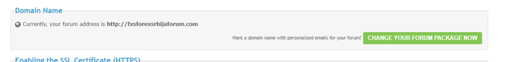 My personalized domain name has been deleted! Screen12