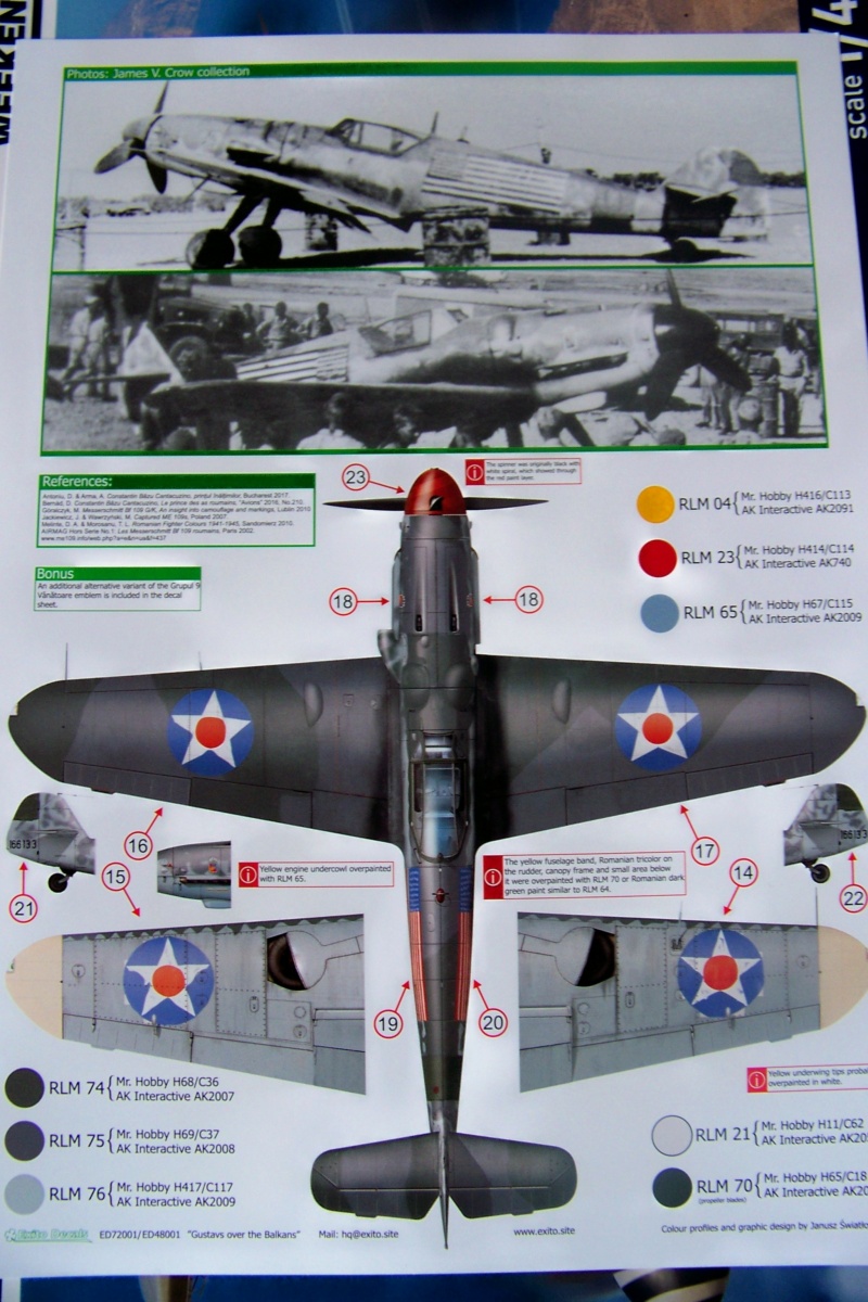 * 1/48 Bf 109 G6 (late) "Bazu" Cantacuzino Eduard 100_0408
