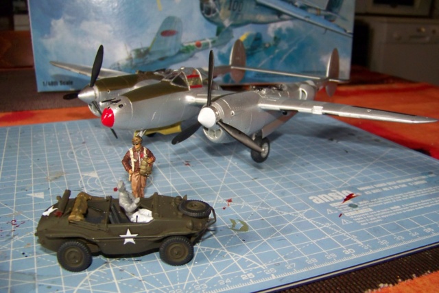 P-38J, ALG-A10 CATZ 07/44 ( Academy 1/48)( FINI ) - Page 3 100_5723