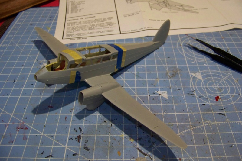 1/72 : DH 89 Dragon rapide Heller Fil rouge 2019 *** Terminé en pg 1 100_6833