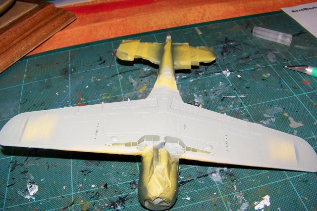 1/48 Nakajima Ki 84 疾風 Hayate (Hasegawa Fini) Sept 1993 100_7395
