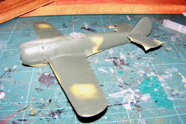 1/48 Nakajima Ki 84 疾風 Hayate (Hasegawa Fini) Sept 1993 100_7396