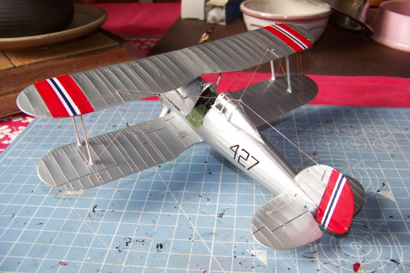 1/48 Gloster Gladiator MKI Jagevingen (Merit Fil rouge 2020 "Ferdig" *** Terminé en pg 5 - Page 5 100_7612