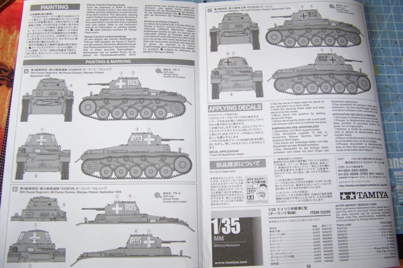 1/35: Panzer IIc Tamiya (Secteur Lwow sept 1939) Fil rouge 2020  Terminé en pg 1 100_8375