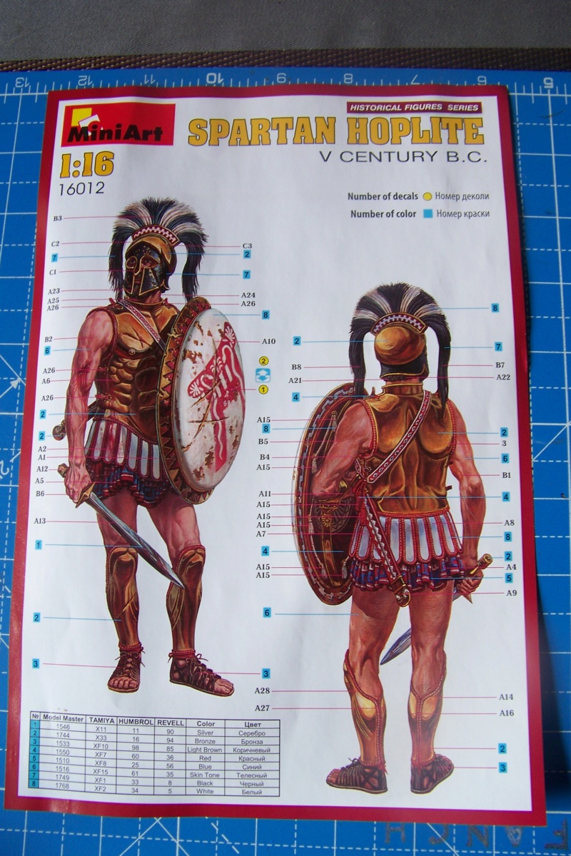 1/16 Hoplite Lacédémonien ( Spartiate) Miniart 100_9896