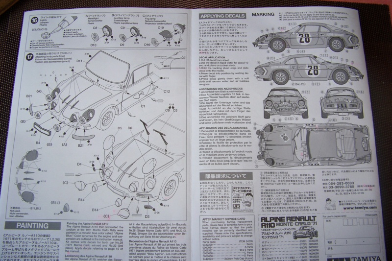 * 1/24 Alpine A110 TDF 1972 Tamiya 100_9963
