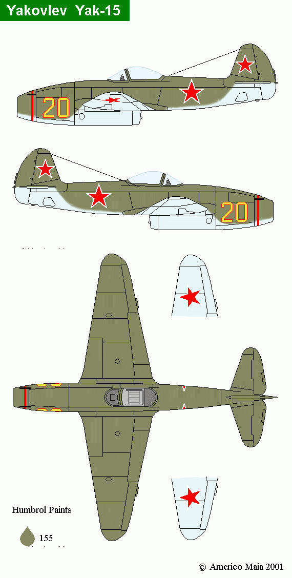 Fil rouge 2022 / CCCP * Yakovlev Yak-15 - Czech Model 1/48 1_1_b110