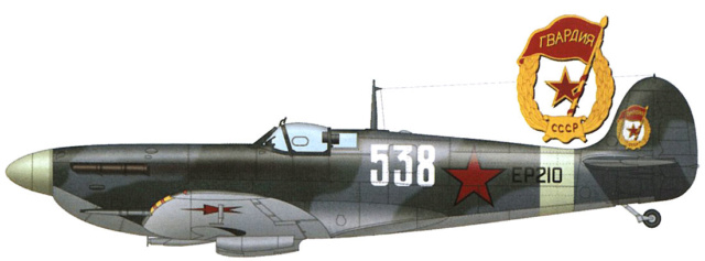 Spitfire LF-IXe with Soviet Pilot & Ground Crew 1/48 ( ICM 48803 ) 1_4_b111