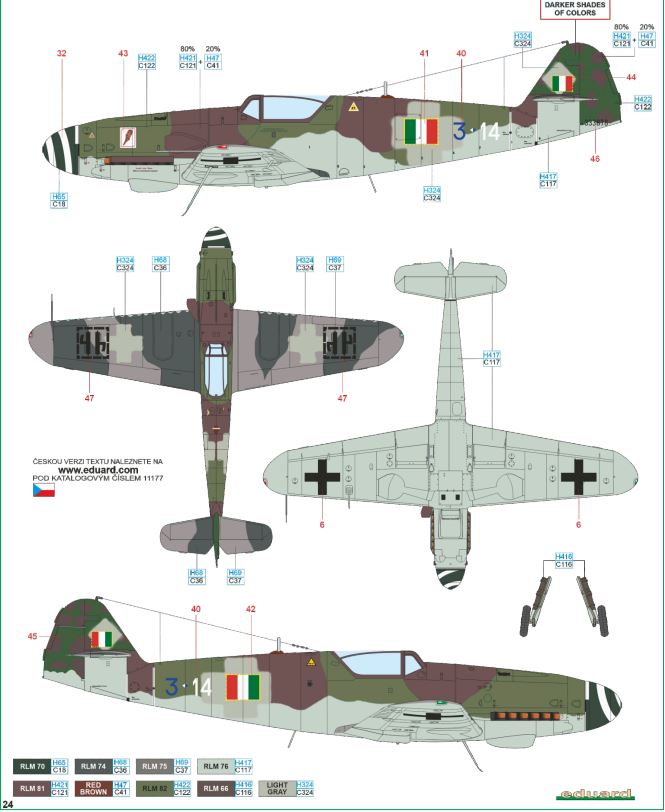 1/48 Bf-109K4 Eduard Captur67
