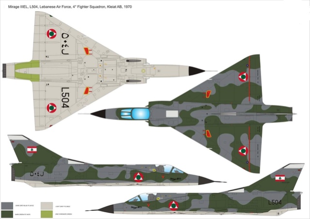 1/48 Mirage III EL Kinetic Mirage12