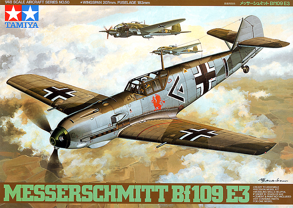 1/48 Bf.109E-3 Flugwaffe septembre 1944 ( Tamiya 1/48) Tam61010