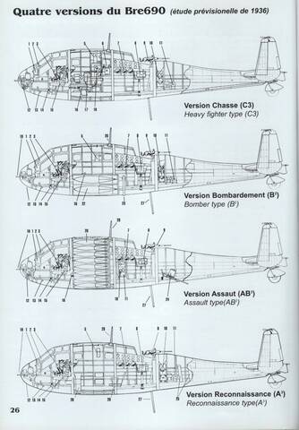 1 48 Breguet 693 Fonderie Miniature montage