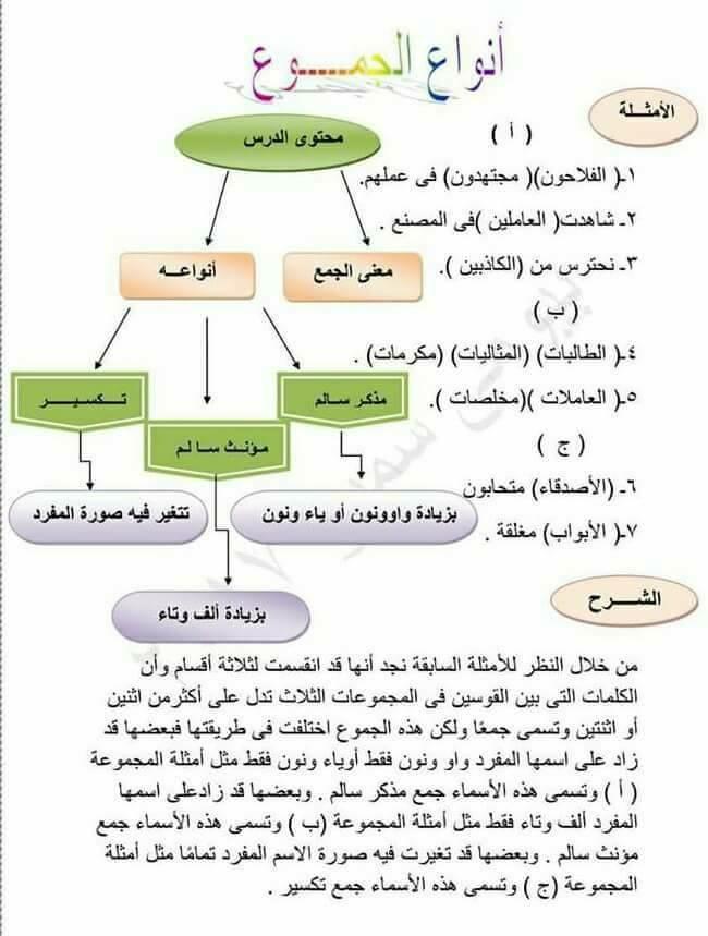 أنواع الجموع 1410