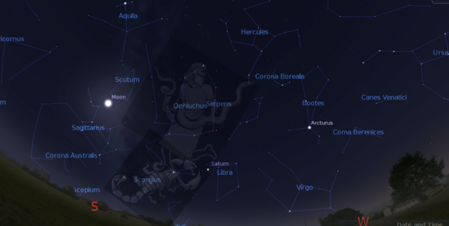 Constellations du zodiaque Biblique Mazzaroth Opiuch10