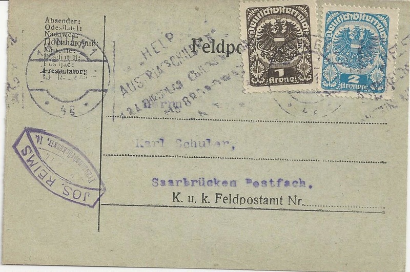 Inflation in Österreich - Belege - 1918 bis 1925 - Seite 7 Bild_210