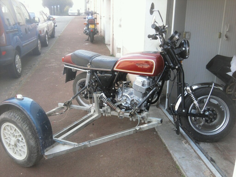 Honda cb 750 four f1 side car 1977 a finir Panier10