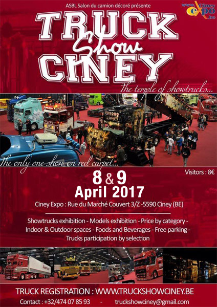 Ciney (Belgique) les 8 et 9 avril 2017 Trucks10