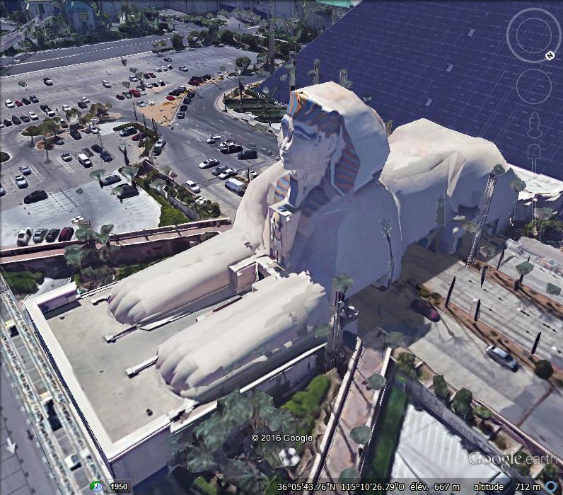 Sphynx de l'hôtel "Le Luxor", Las Vegas, Nevada - Etats-Unis Sphinx11