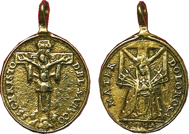 Medalla del Cristo del Sahúco / V. Dolorosa - s. XVIII Sabuco10