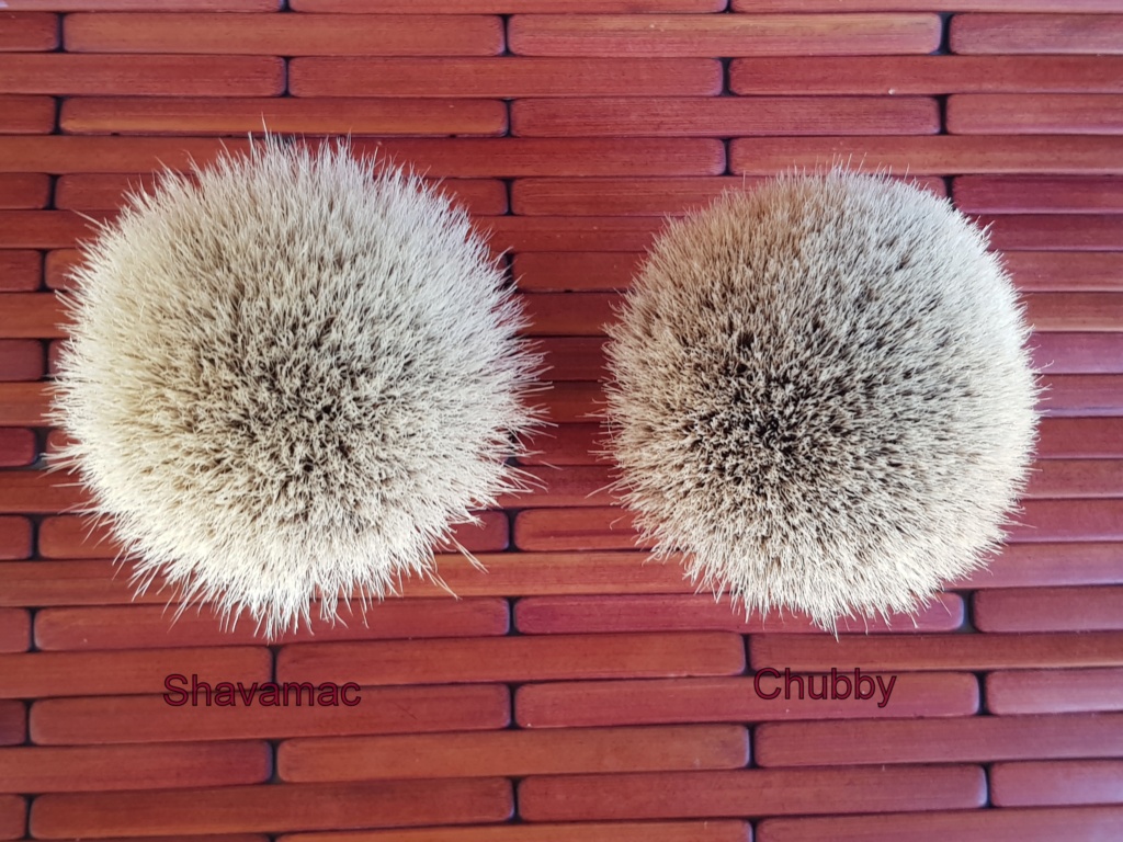 simpson chubby silvertip vs shavemac silvertip 2 bandes  20190815