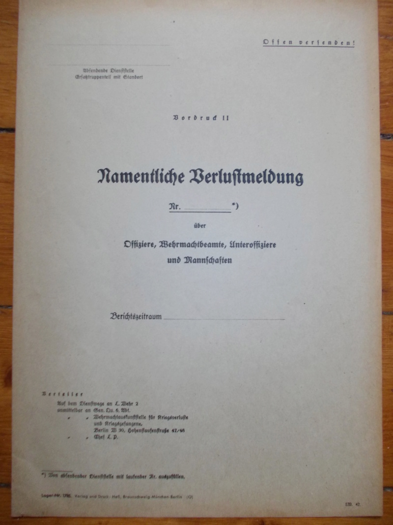 Formulaires administratif allemand Papier13