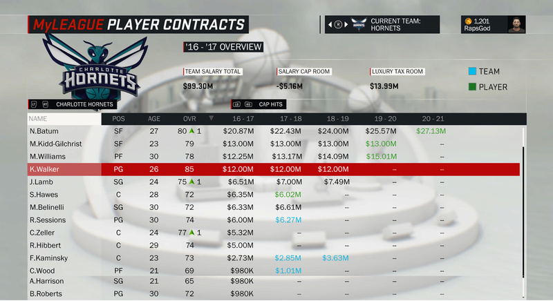 Les rosters (OV + Contrats) Contra19