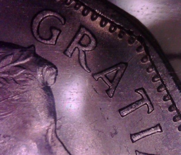 1962 - Éclat de Coin dans "A" de Canada (Plugged A) & Fissure sur Effigie (Die Break) Cpe_im15