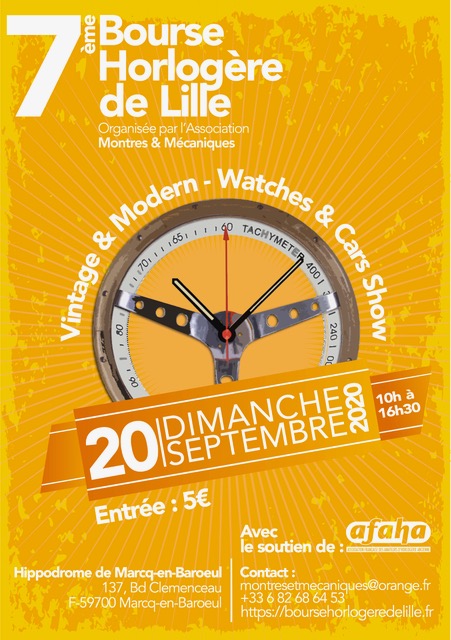 La 7ème Bourse Horlogère de Lille de 2020 est reportée (Edit admin) Montre10